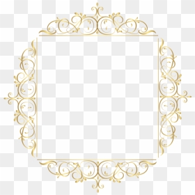 Decorative Borders Clip Art - Circle, HD Png Download - decorative circle png