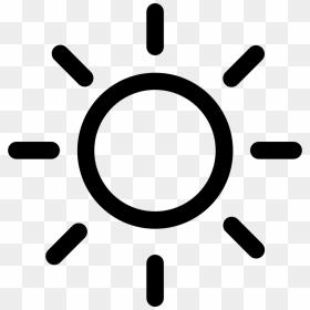 Sunny - Brightness Icon, HD Png Download - sunny png