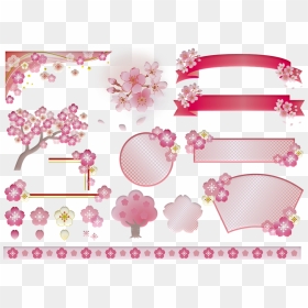 フレーム 素材 商用 フリー, HD Png Download - japanese flower png