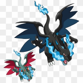 Mega Charizard X - Mega Charizard X Wings, HD Png Download - mega charizard x png