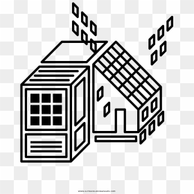City Lights Coloring Page - House, HD Png Download - city lights png