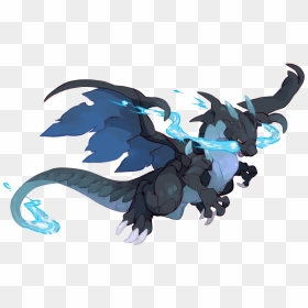 Pokemon Mega Charizard Png - Charizard X Fan Art, Transparent Png - mega charizard x png