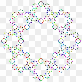 Decorative Circles Frame Prismatic Clip Arts - Circle, HD Png Download - decorative circle png