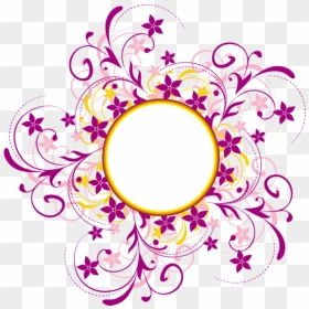Colorful Floral Designs Png , Png Download - Swirl And Circle Designs Png, Transparent Png - floral designs png