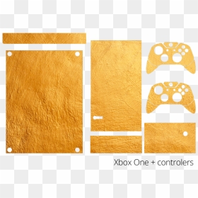 Golden Texture Xbox Skin Sticker, HD Png Download - skin texture png