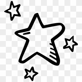 Stars - Раскраска Подарок Для Малышей, HD Png Download - line of stars png
