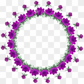 Marcos Para Fotos Gratis Redondos - Circular Glass Ceiling, HD Png Download - florecitas png