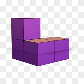 3d Tetris Piece - Chair, HD Png Download - tetris png