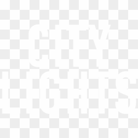 Black-and-white, HD Png Download - city lights png