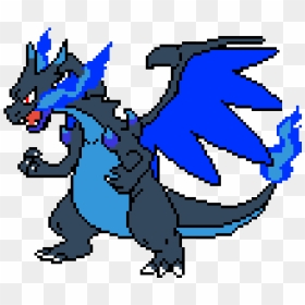 Mega Charizard X, HD Png Download - mega charizard x png