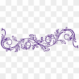 Flower Clip Art, HD Png Download - purple frame png