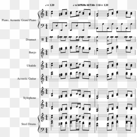 Tetris Theme A - Tetris Theme Piano Sheet Music With Letters, HD Png Download - tetris png