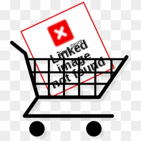 Grocery Store Map Symbol, HD Png Download - grocery cart png