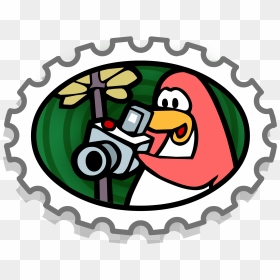Club Penguin Rewritten Wiki - Club Penguin Recycling Stamp, HD Png Download - top secret stamp png