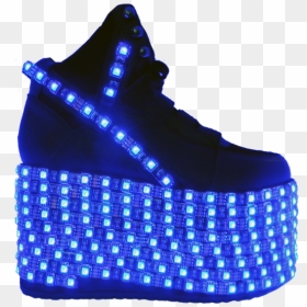 Rave Lights Png - Led Platform Boots, Transparent Png - rave lights png