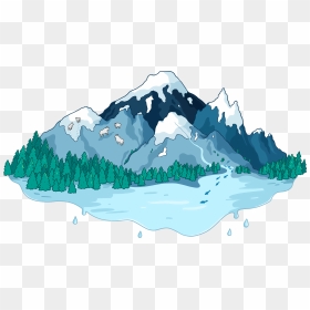 Glacier Png Page - Cascade Mountain Range Illustration, Transparent Png - glacier png