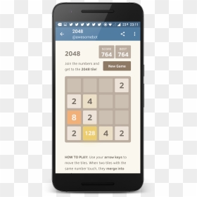 Clip Art Feature Phone Smartphone 2048 Cool Math Games - 2048 게임, HD Png Download - cool arrow png