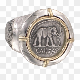 Julius Caesar Coin Ring - Emblem, HD Png Download - julius caesar png