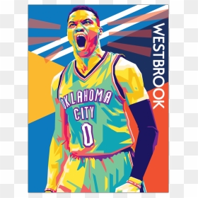 Russell Westbrook Pop Art, HD Png Download - westbrook png