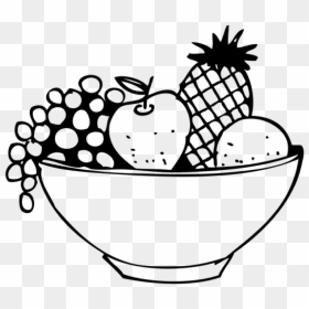 Fruit Basket Drawing Step By Step - Easy Fruit Basket Drawing, HD Png Download - fruit basket png
