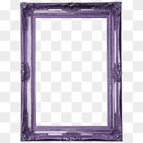 Purple Picture Frame Creativity Creative Free Hd Image - Frame Purple Png, Transparent Png - purple frame png