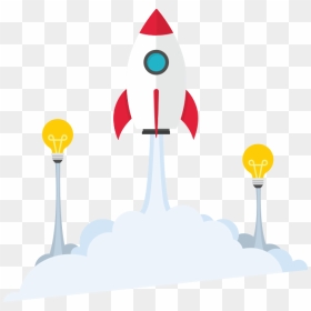 Skyrocket Your Business With Grow - Skyrocket Animation, HD Png Download - cartoon rocket png