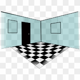 Corner, Room, Design, Cartoon, Interior, Windows, Door - Room Clip Art, HD Png Download - cartoon door png