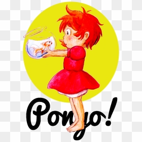 Upload1 Crop Tee Pon - Ponyo Cosplay, HD Png Download - ponyo png