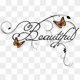 Beautiful Word, HD Png Download - florecitas png