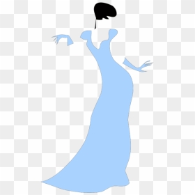 Lovely Woman In A Blue Dress Png Icons - Devastating Divas Of Delta Sigma Theta, Transparent Png - dress icon png