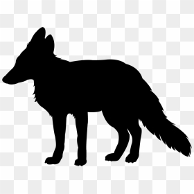 Red At Getdrawings Com - Silhouette Renard, HD Png Download - fox silhouette png