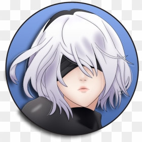 Home / Pin Back Buttons / Nier / 2b Pin Back Button - Anime Button Png, Transparent Png - 2b png