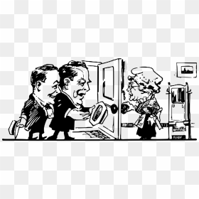 Art,monochrome Photography,text - Cartoon, HD Png Download - cartoon door png