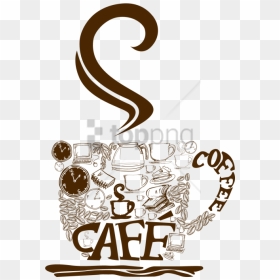 Free Png Cup Coffee Vector Png Image With Transparent - Clipart Coffee Cup Png, Png Download - coffee vector png