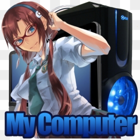 Thumb Image - My Computer Anime Icons, HD Png Download - anime icon png