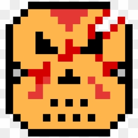 Toilet Paper Pixel Art, HD Png Download - jason voorhees mask png