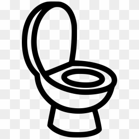 Toilet Svg, HD Png Download - bathroom icon png