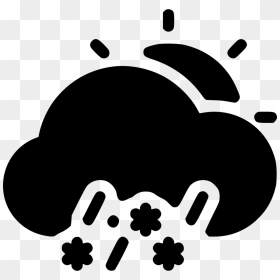 Snow Rain Day, HD Png Download - snow icon png