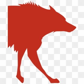 Red Fox Clip Art Silhouette Snout Fiction, HD Png Download - fox silhouette png