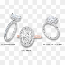Engagement Ring, HD Png Download - halo ring png
