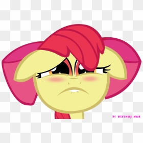 Img 3274852 2 - Apple Bloom Cute Pout, HD Png Download - cute face png