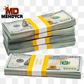 #money #cash #stack #bank #bankroll #hundreds #gmst - Money Officialpsds, HD Png Download - stack of cash png