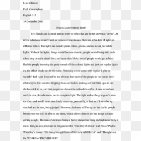 Example Of A Personal Definition Essay, HD Png Download - rave lights png