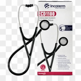 Estetoscópio Incoterm Cardiológico Deluxe Ecd1100 Incoterm - Incoterm, HD Png Download - estetoscopio png