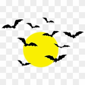 #halloween #moon #bat #ftestickers - Flock, HD Png Download - halloween moon png