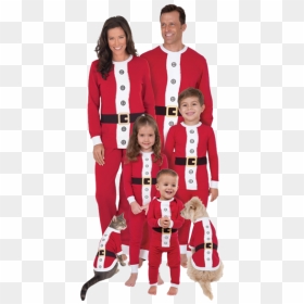 Pajamagram Santa Suit Christmas Matching Family Pajama - Christmas Onesie Pajamas, HD Png Download - santa suit png