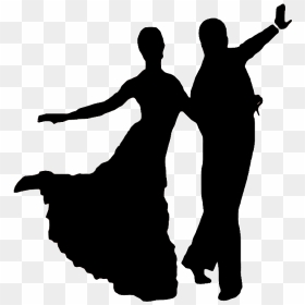 Foxtrot Lessons - Transparent Ballroom Dancers Silhouette, HD Png Download - fox silhouette png
