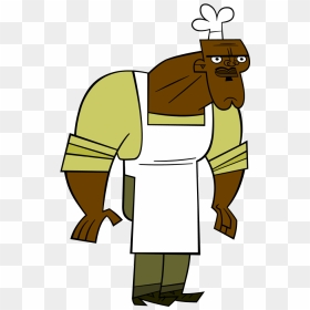 Total Dramarama Chef Hatchet Wearing Chefs Outfit - Chef From Total Drama, HD Png Download - hatchet png