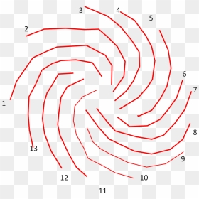 Connect The Dots Fibonacci, HD Png Download - fibonacci spiral png