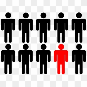 Odd One Out Clipart, HD Png Download - population icon png
